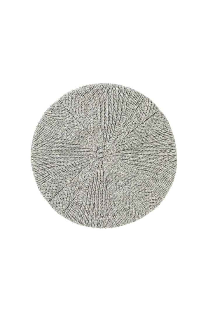 Herringbone Beret - Cashmere