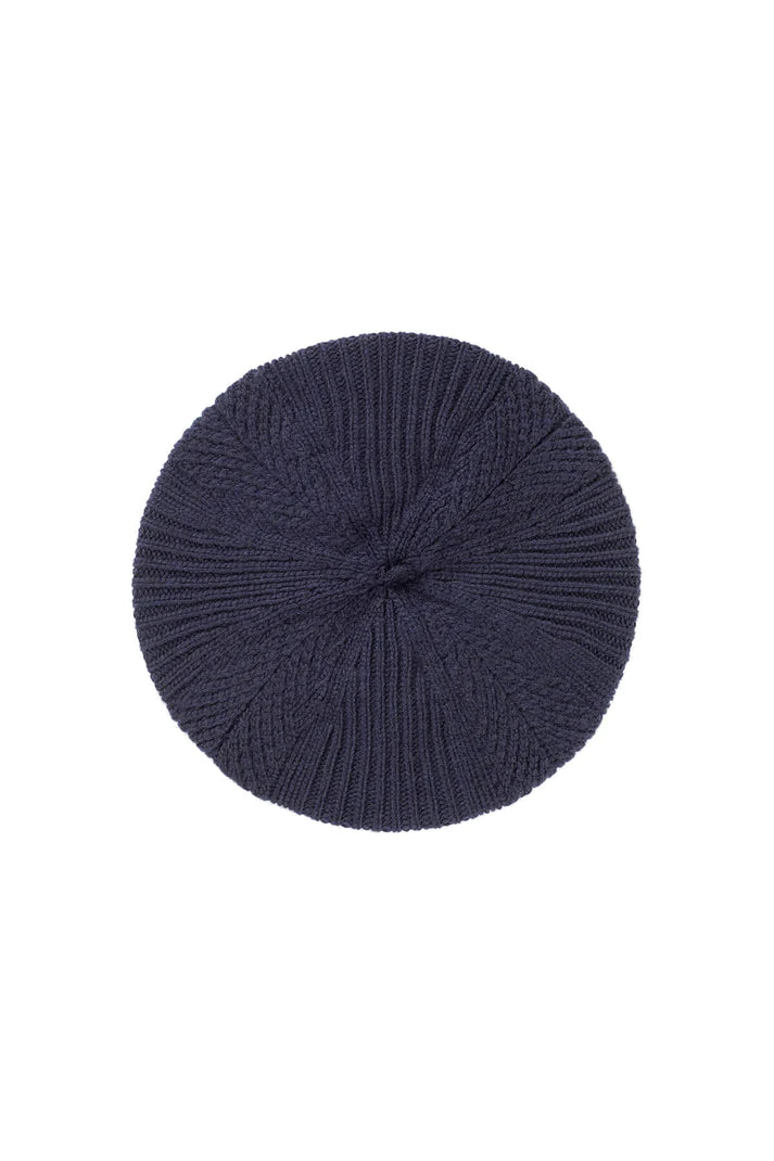 Herringbone Beret - Cashmere