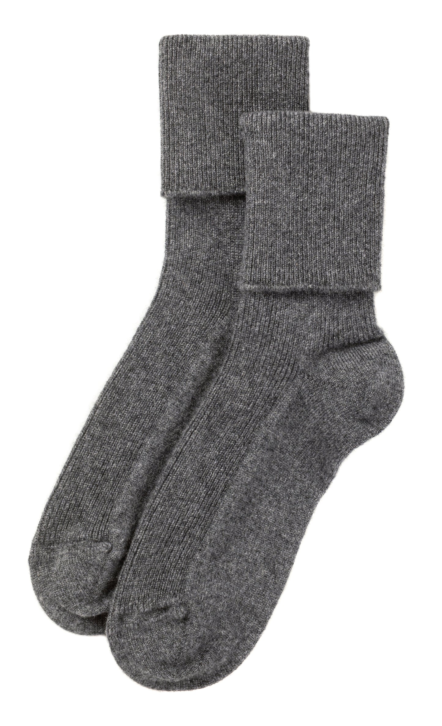 Ribbed Ankle Socks - Cashmere