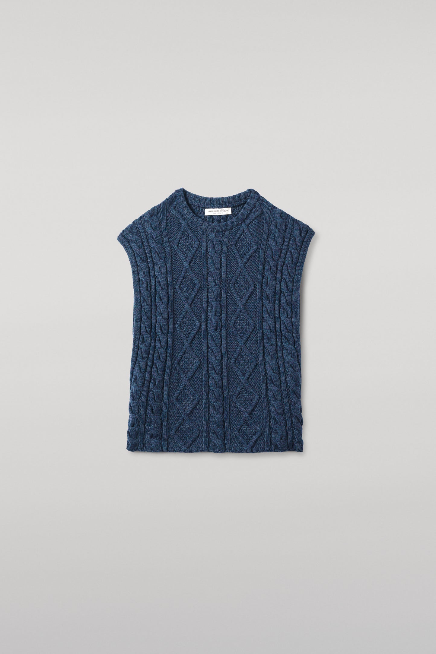 Oversized Cable Tank - Cashmere