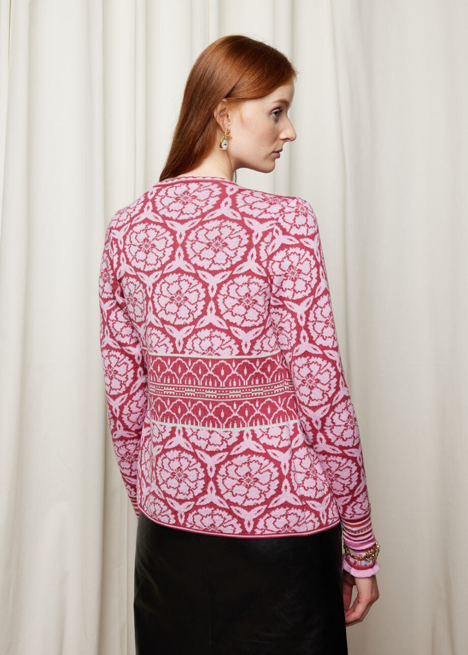 Oleana - Ming cardigan - Pink