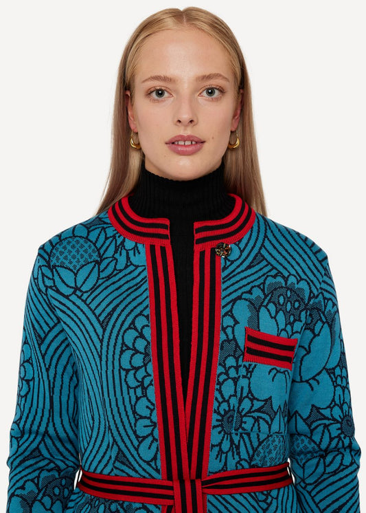 Oleana - Sharpie cardigan - Blue