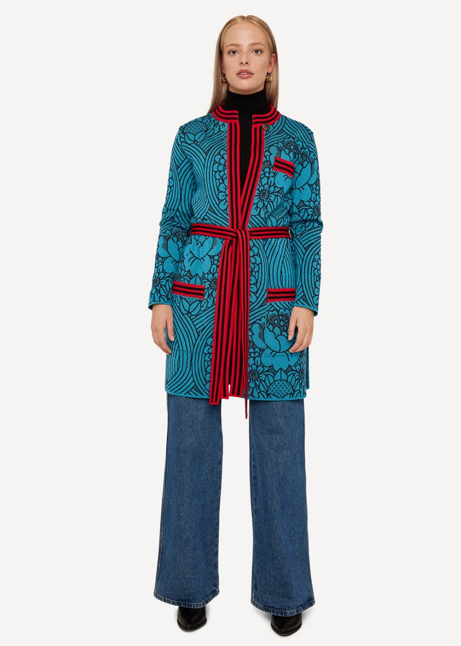Oleana - Sharpie cardigan - Blue