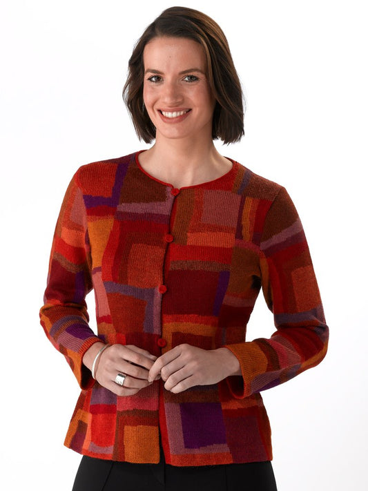 Alpaca - Brushstrokes Red