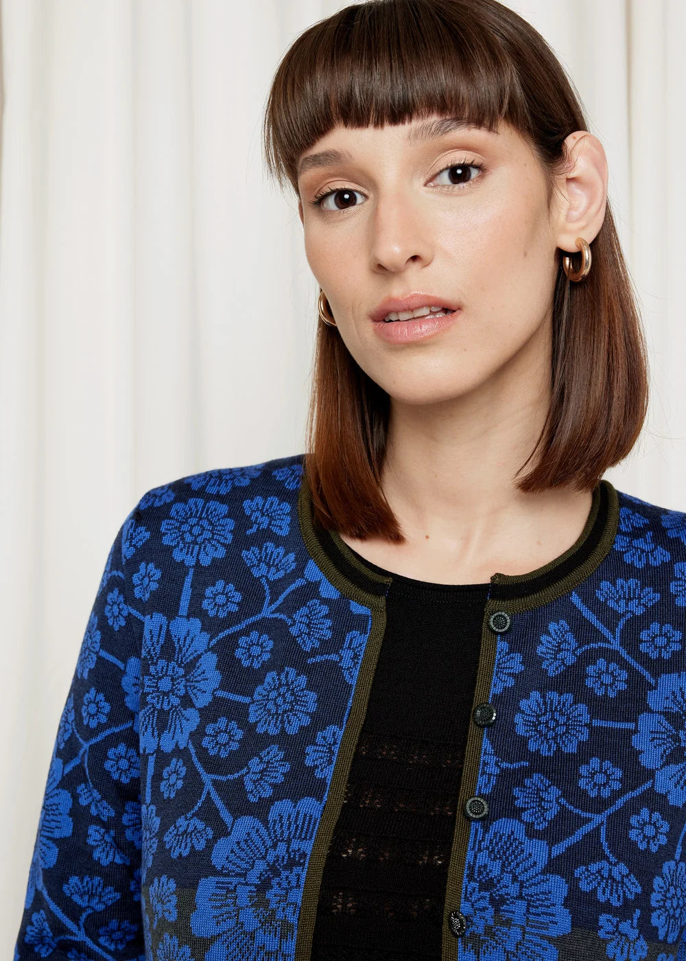 Oleana - Marit cardigan - Blue