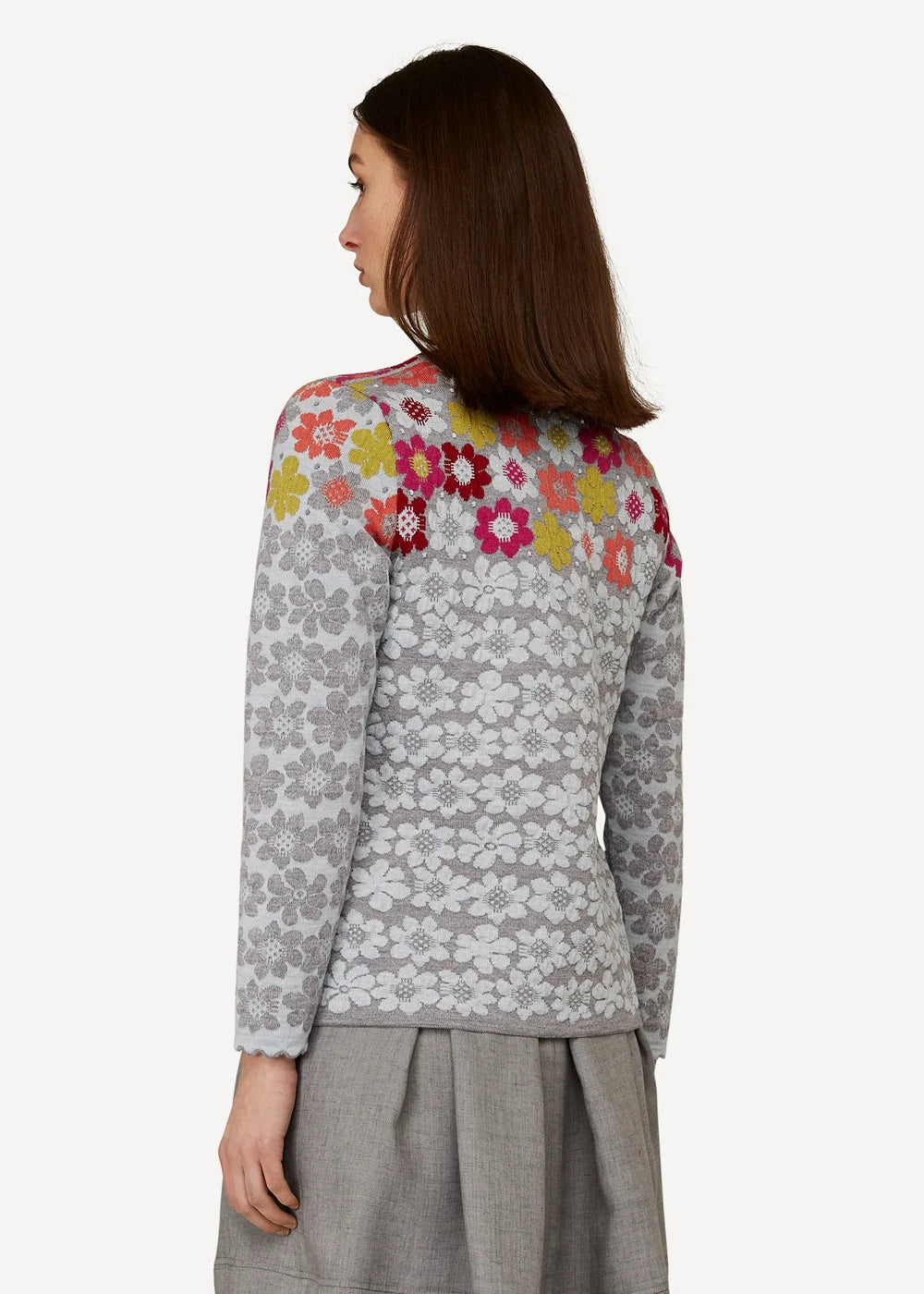 Oleana - Prima Vera cardigan - Grey