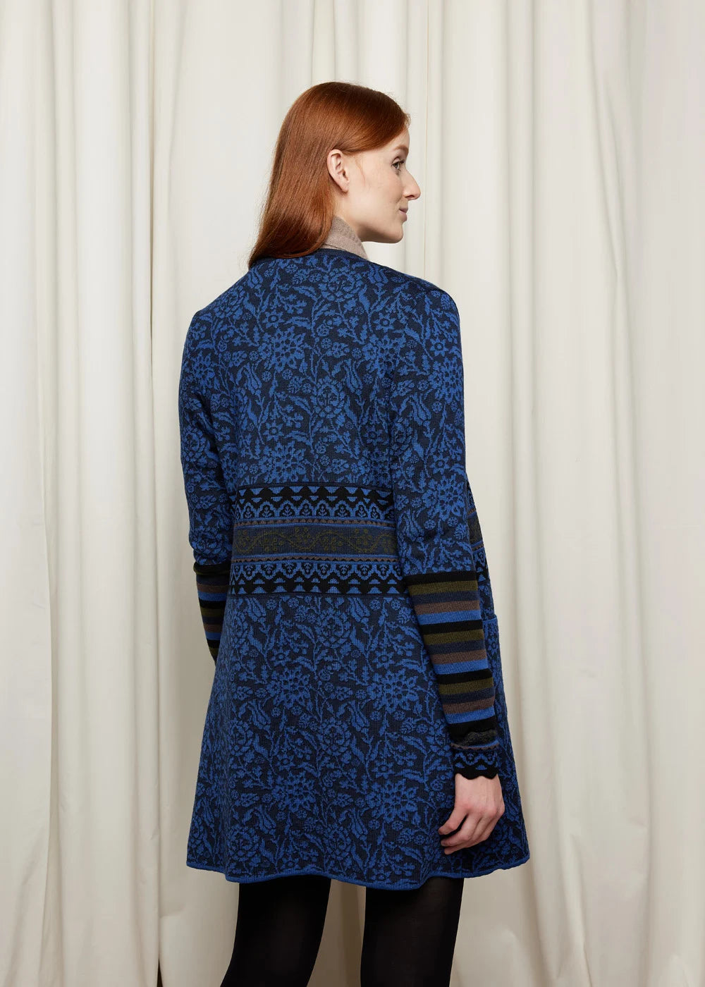Oleana - Silk Road cardigan - Blue