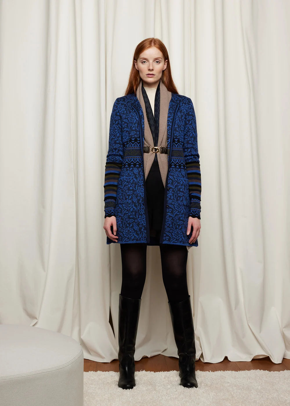 Oleana - Silk Road cardigan - Blue
