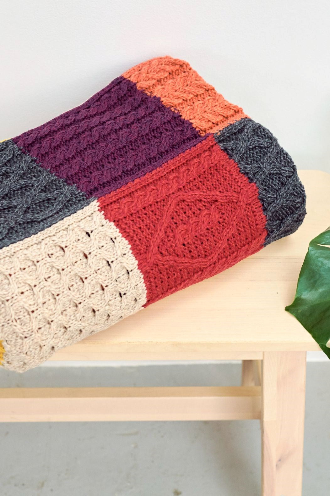 Plaid i 100% Merino uld