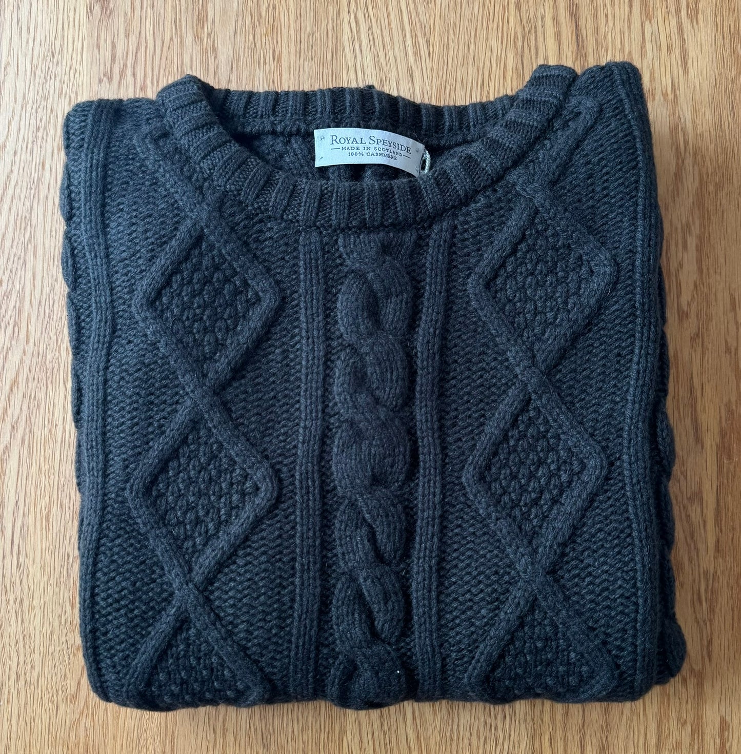 Oversized Cable Tank - Cashmere