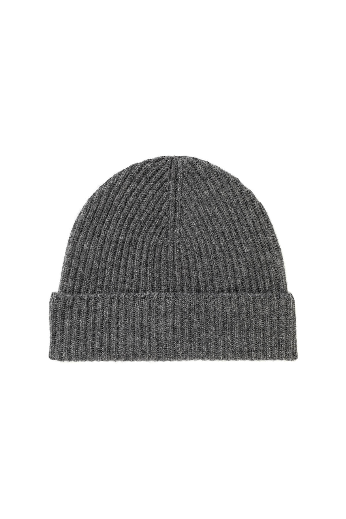 Knitted Beanie - Cashmere