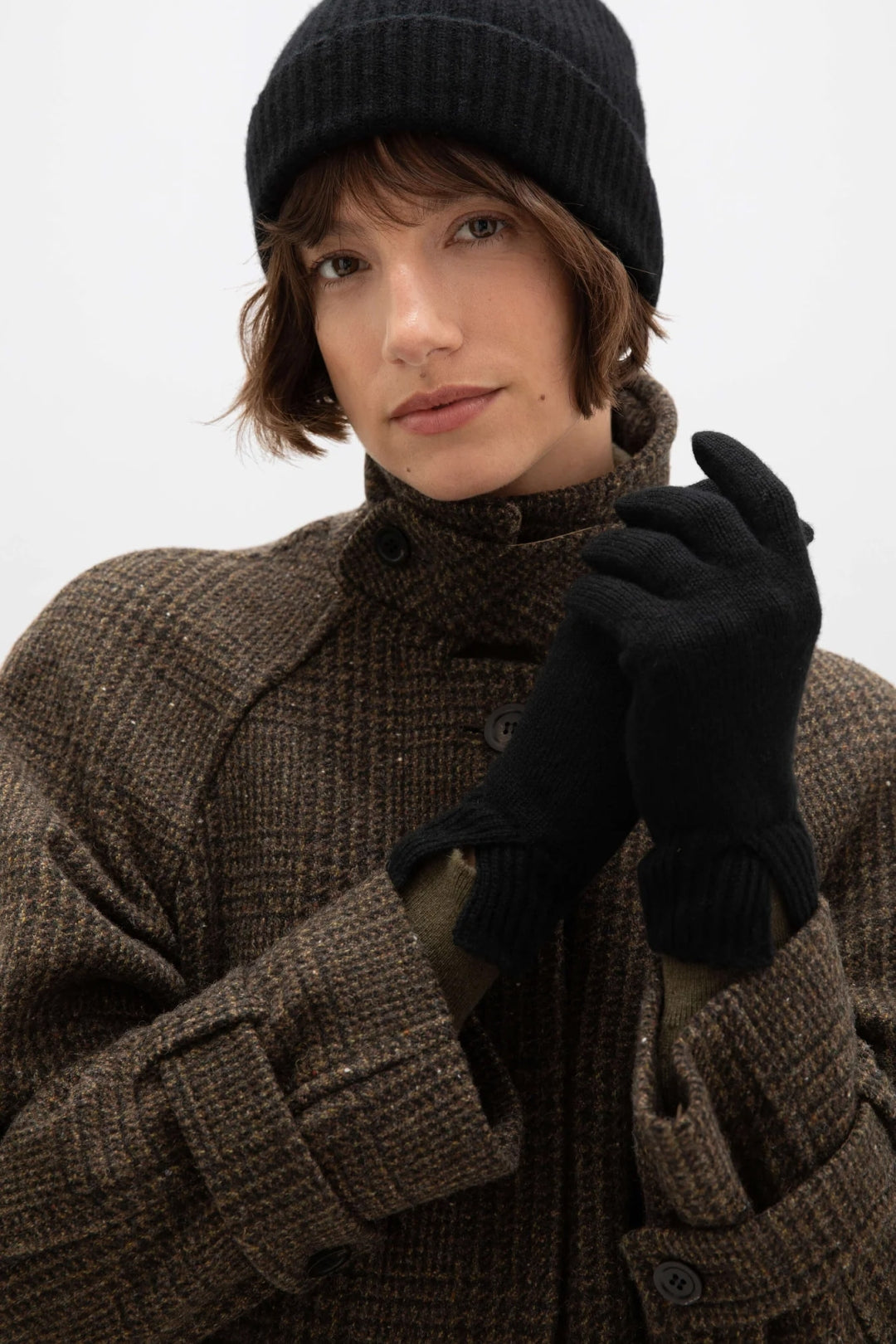 Strikket Beanie - Kashmir