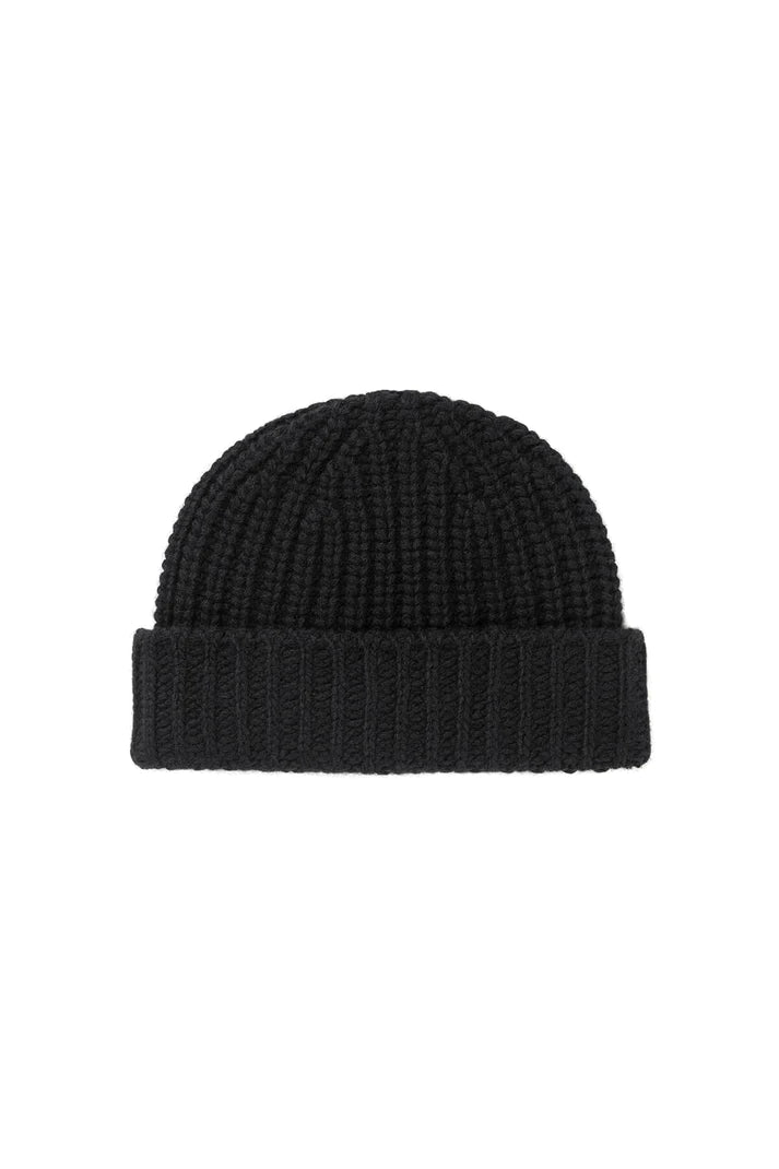 Ribbed Beanie - Cashmere