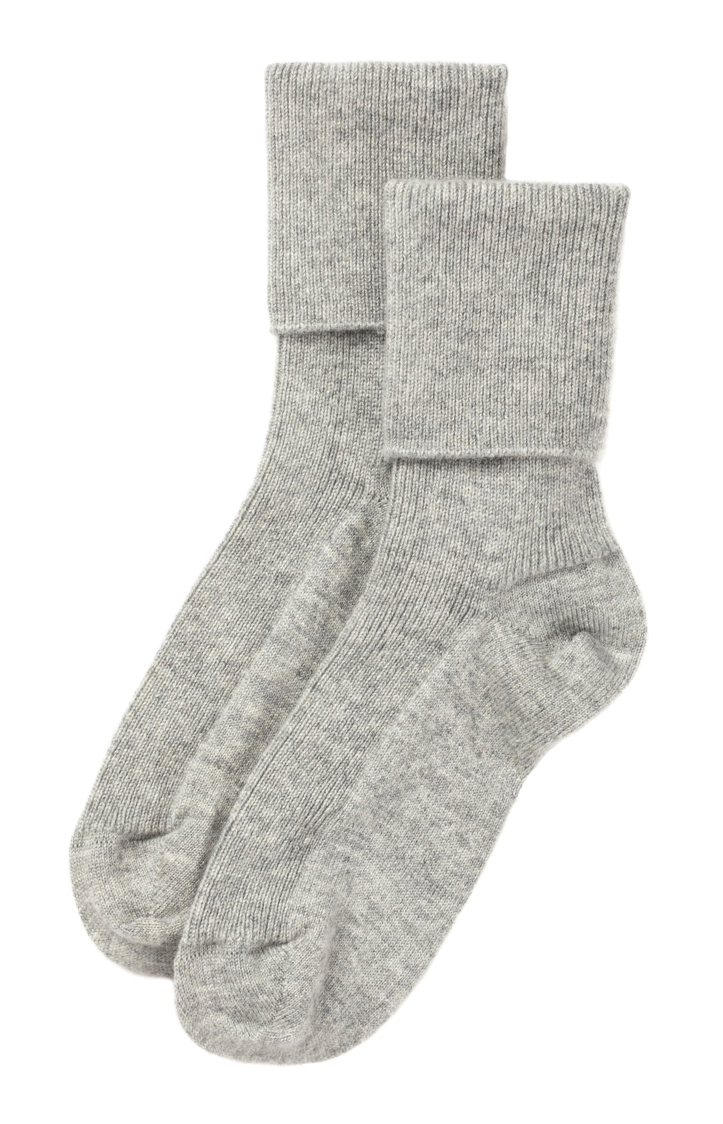 Ribbed Ankle Socks - Cashmere