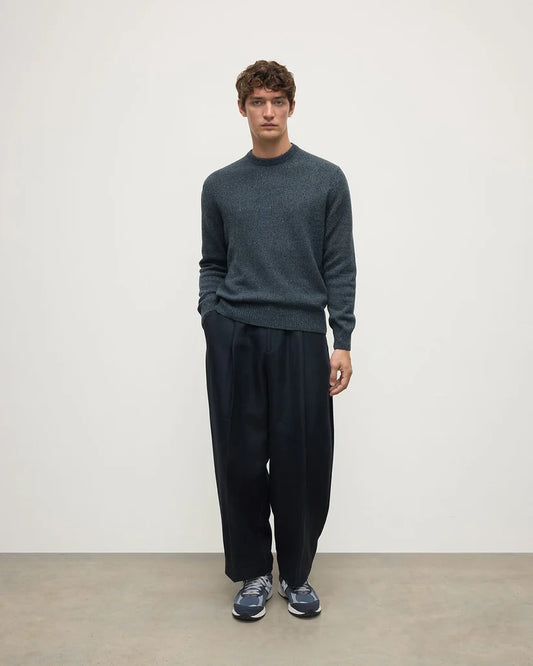 Donegal Crew Neck Sweater - Cashmere