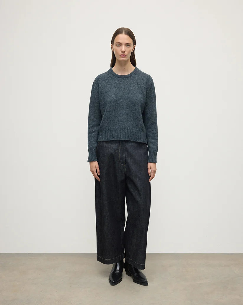 Donegal Blue Sweater- Cashmere