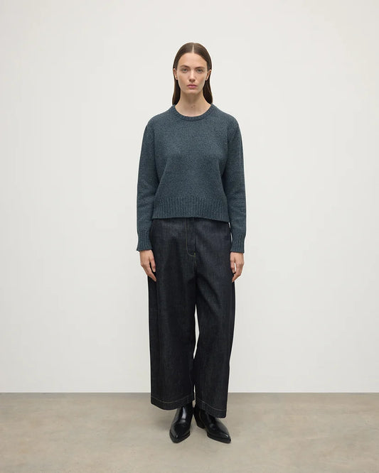 Donegal Blue Sweater - Cashmere