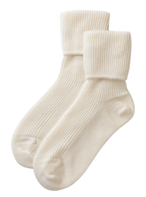 Bed Socks - Cashmere Rib