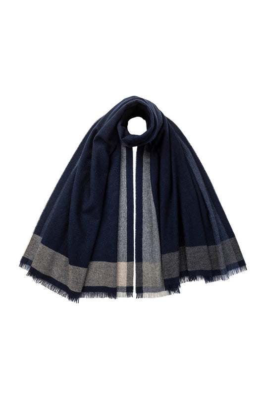 Border Scarf - Cashmere
