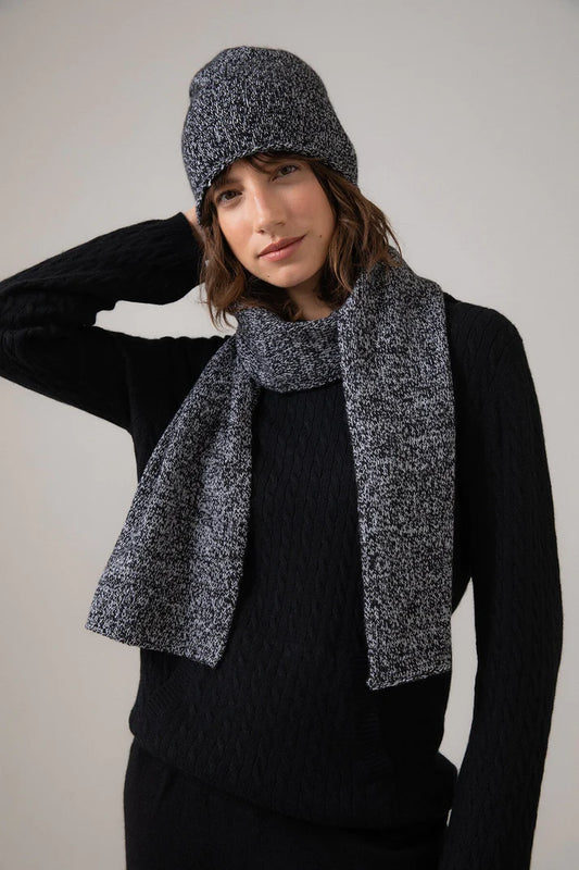 Donegal Marl Scarf - Cashmere
