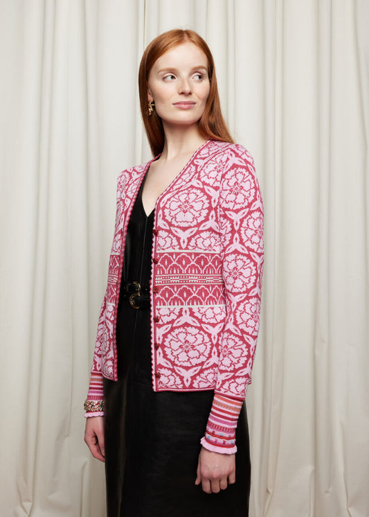Oleana - Ming cardigan - Pink