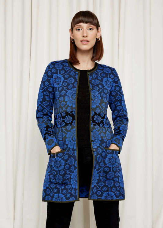 Oleana - Marit cardigan - Blue