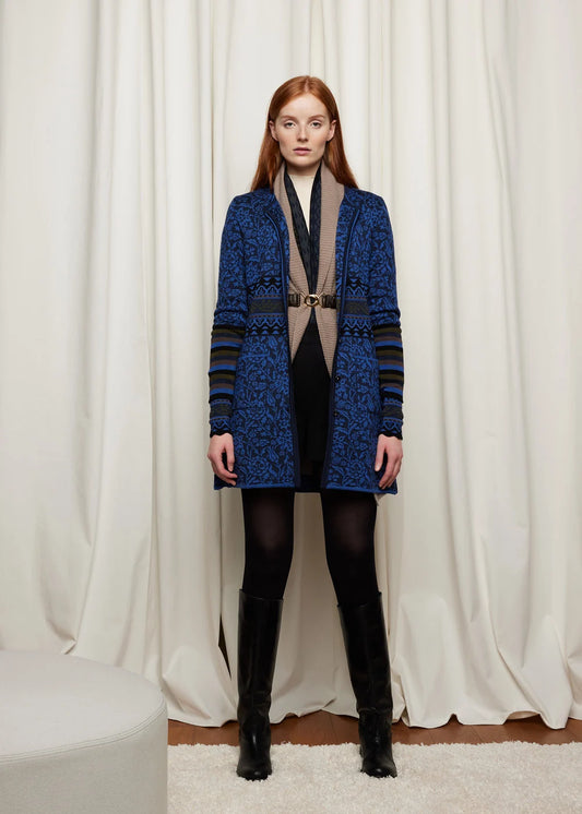 Oleana - Silk Road cardigan - Blue