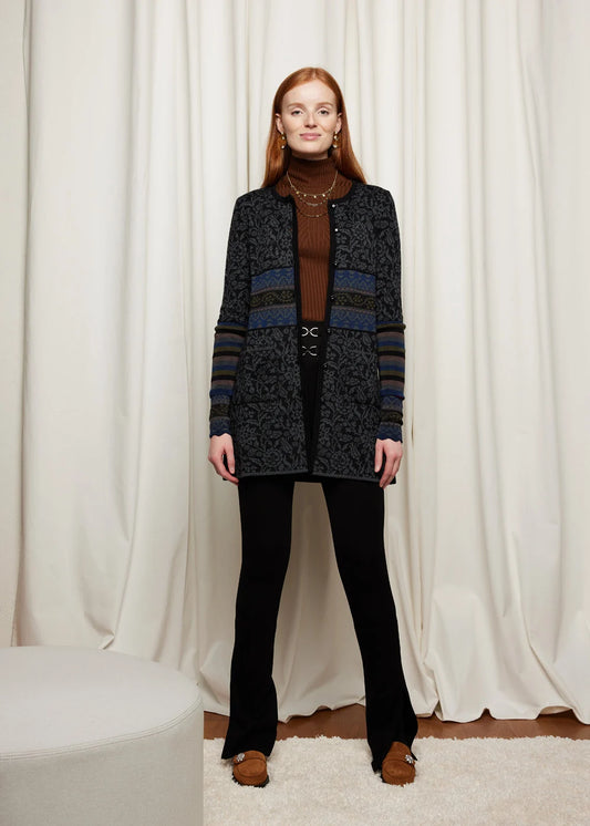 Oleana - Silk Road cardigan - Black